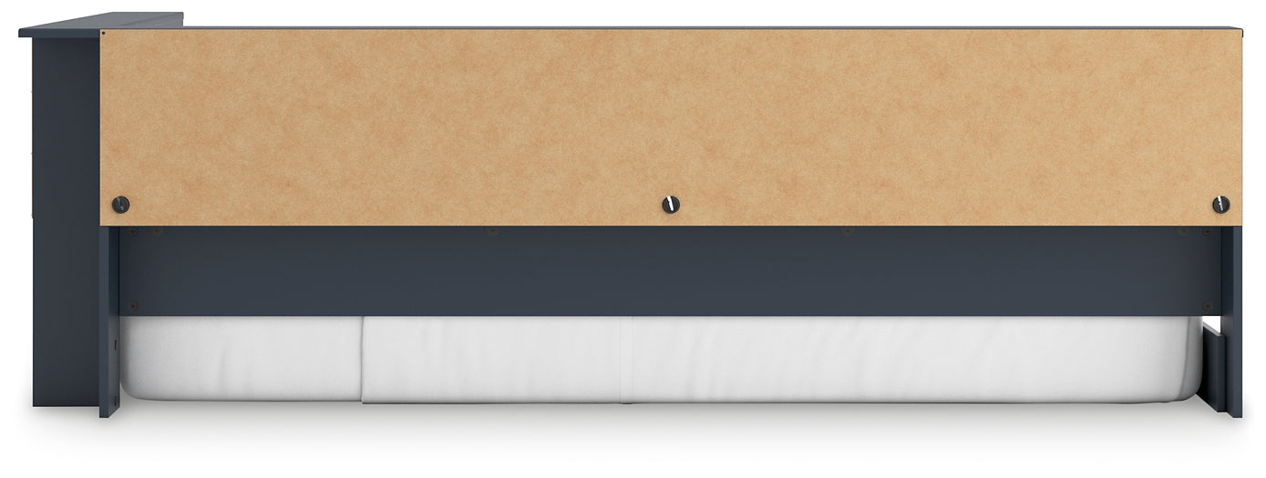 Simmenfort Bookcase Storage Bed