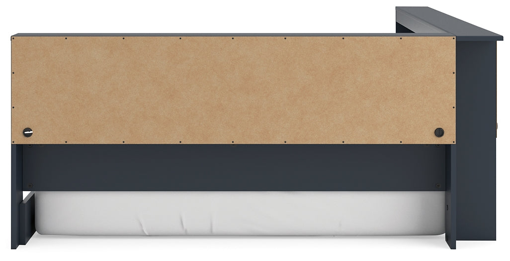 Simmenfort Bookcase Storage Bed