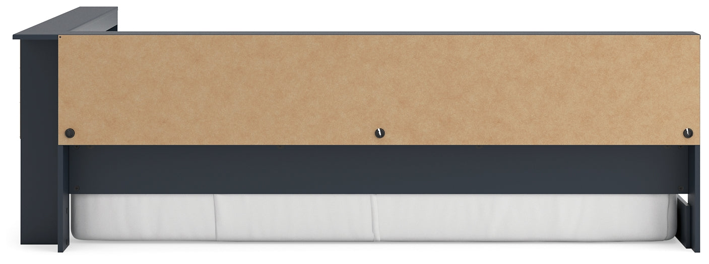 Simmenfort Bookcase Storage Bed