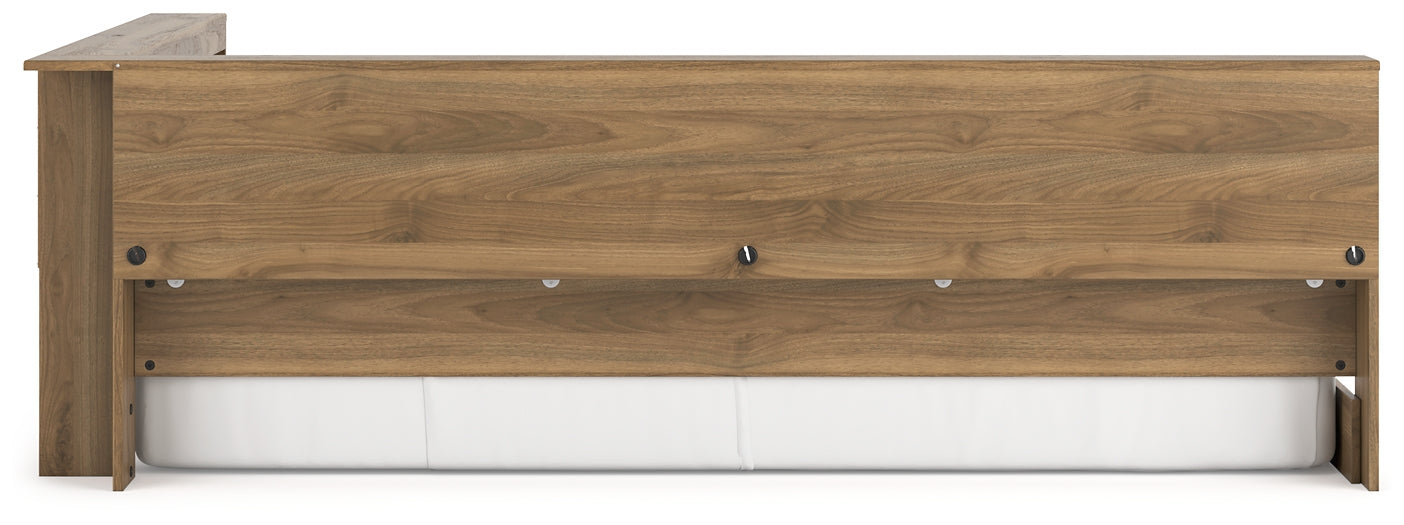 Deanlow Bookcase Storage Bed