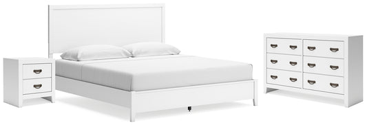 Binterglen King Panel Bed with Dresser and Nightstand