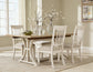 Shaybrock Dining Table and 4 Chairs