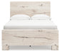 Lawroy Full Panel Bed with Mirrored Dresser and Chest