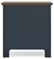 Landocken Queen Panel Headboard with Mirrored Dresser and Nightstand