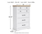 Ashbryn King Panel Storage Bed with Mirrored Dresser and Chest