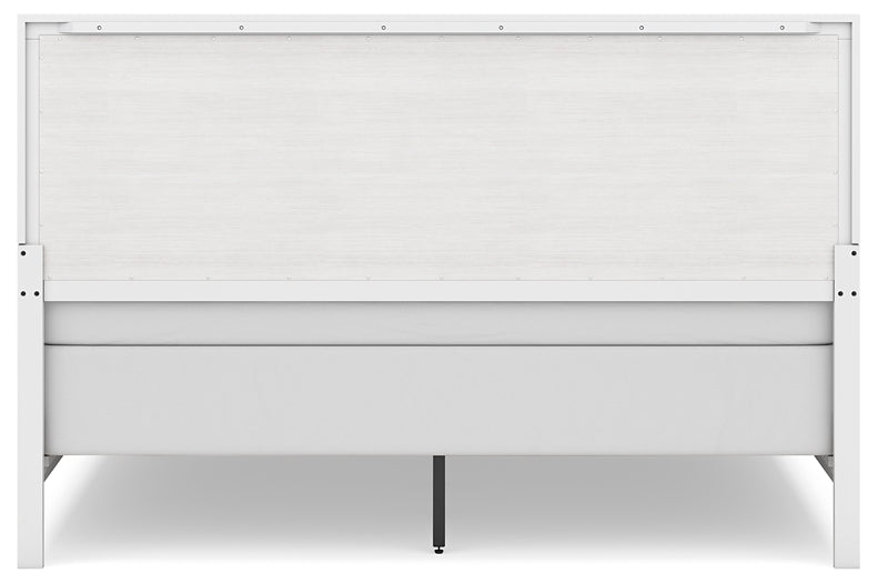 Binterglen King Panel Bed with Mirrored Dresser and Chest