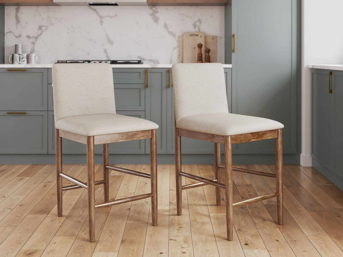 Isanti Upholstered Barstool (2/CN)