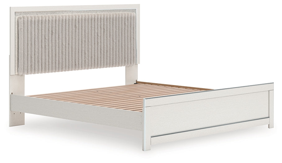 Zuraleus King Upholstered Panel Bed