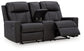 Mackmenville DBL Rec Loveseat w/Console