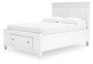 Fortman Full Panel Storage Bed, Dresser, Mirror and Nightstand