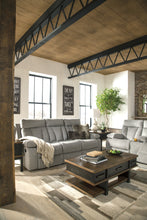 Load image into Gallery viewer, Mitchiner REC Sofa w/Drop Down Table
