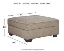 Load image into Gallery viewer, Bovarian Ottoman With Storage

