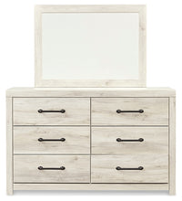 Load image into Gallery viewer, Cambeck Twin Panel Bed with Mirrored Dresser
