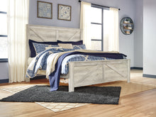 Load image into Gallery viewer, Bellaby Queen Crossbuck Panel Bed with Mirrored Dresser
