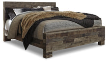 Load image into Gallery viewer, Derekson King Panel Bed with Mirrored Dresser and 2 Nightstands
