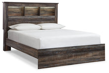 Load image into Gallery viewer, Drystan Queen Bookcase Bed with Mirrored Dresser and 2 Nightstands
