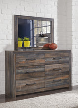 Load image into Gallery viewer, Drystan Queen Bookcase Bed with Mirrored Dresser and 2 Nightstands
