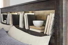 Load image into Gallery viewer, Drystan Queen Bookcase Bed with Mirrored Dresser and 2 Nightstands
