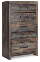 Load image into Gallery viewer, Drystan Full Bookcase Headboard with Mirrored Dresser, Chest and 2 Nightstands
