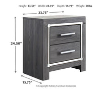 Load image into Gallery viewer, Lodanna King Panel Bed with Mirrored Dresser and 2 Nightstands
