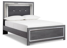 Load image into Gallery viewer, Lodanna Full Panel Bed with Mirrored Dresser and Chest
