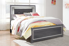 Load image into Gallery viewer, Lodanna Full Panel Bed with Mirrored Dresser and Chest
