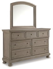 Load image into Gallery viewer, Lettner California King Panel Bed with Mirrored Dresser, Chest and Nightstand
