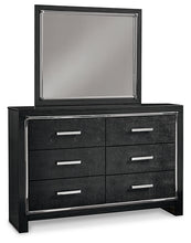 Load image into Gallery viewer, Kaydell Queen Panel Bed with Storage with Mirrored Dresser, Chest and Nightstand
