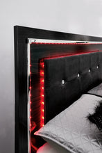 Load image into Gallery viewer, Kaydell Queen Panel Bed with Storage with Mirrored Dresser, Chest and Nightstand
