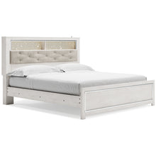 Load image into Gallery viewer, Altyra King Panel Bookcase Bed with Mirrored Dresser, Chest and Nightstand
