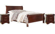 Load image into Gallery viewer, Alisdair Queen Sleigh Bed with 2 Nightstands
