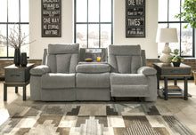 Load image into Gallery viewer, Mitchiner REC Sofa w/Drop Down Table
