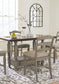 Lodenbay Counter Height Dining Table and 4 Barstools